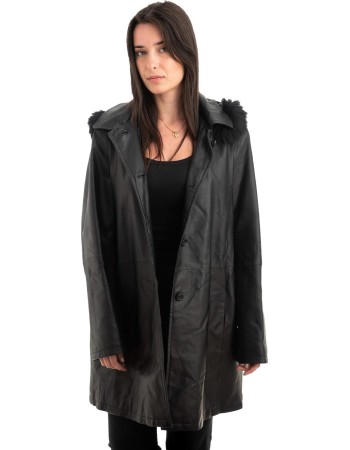 Γνήσιο Γυναικέιο Δερμάτινο Μπουφάν - Z999