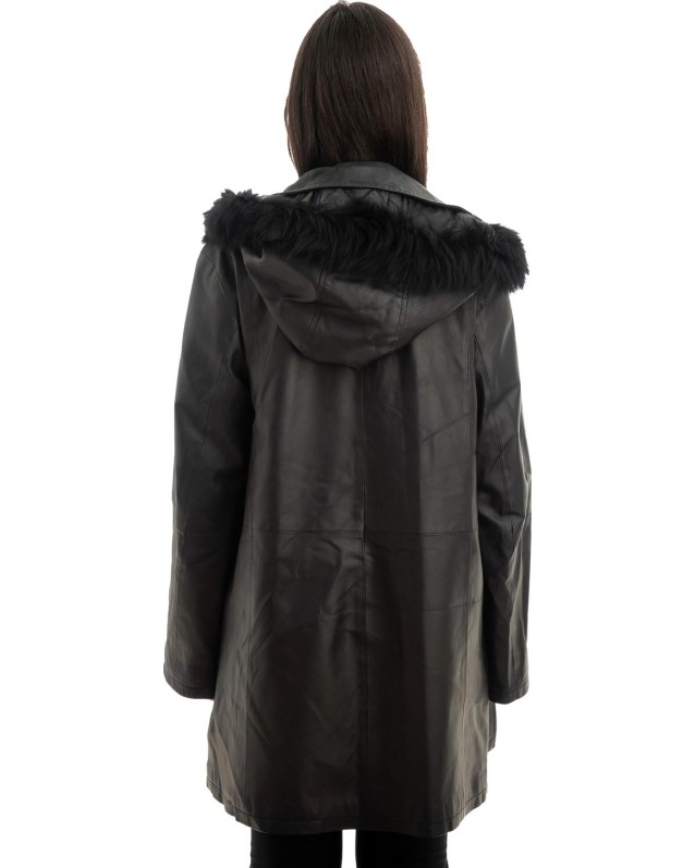 Γνήσιο Γυναικέιο Δερμάτινο Μπουφάν - Z999