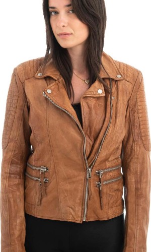 Γνήσιο Γυναικέιο Δερμάτινο Μπουφάν - Z1000