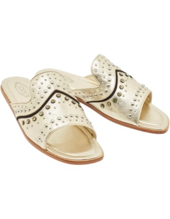 Δερμάτινη Γυναικεία Παντόφλα - A179