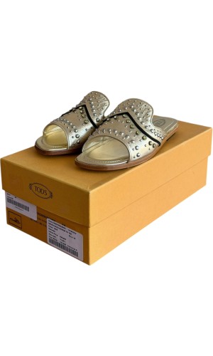 Δερμάτινη Γυναικεία Παντόφλα - A179