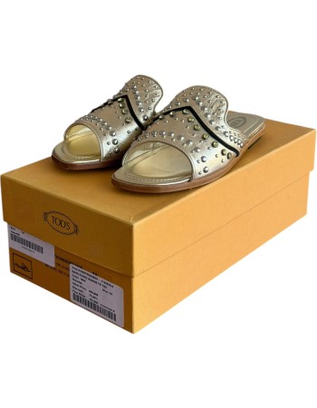 Δερμάτινη Γυναικεία Παντόφλα - A179