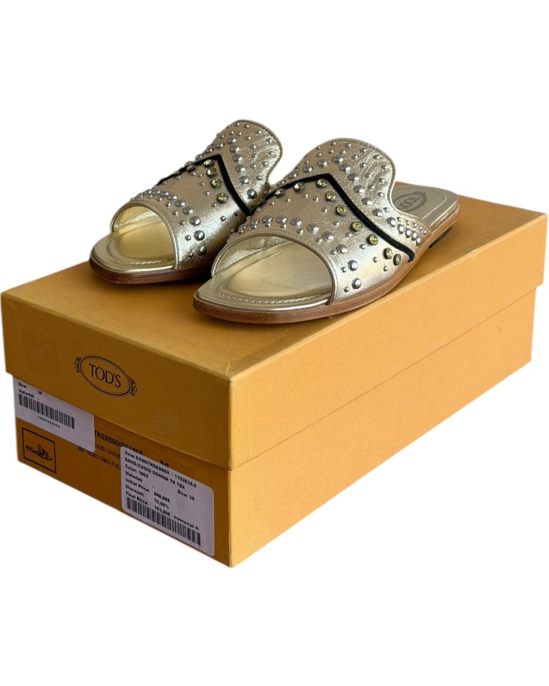 Δερμάτινη Γυναικεία Παντόφλα - A179