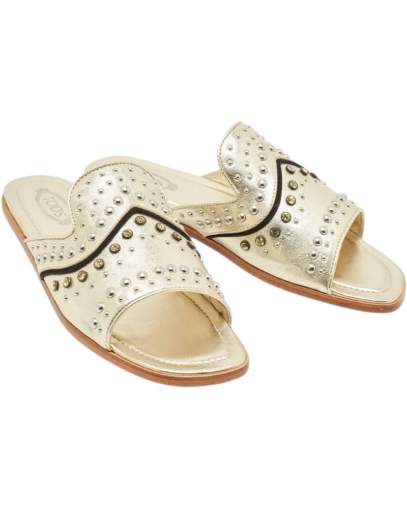 Δερμάτινη Γυναικεία Παντόφλα - A18