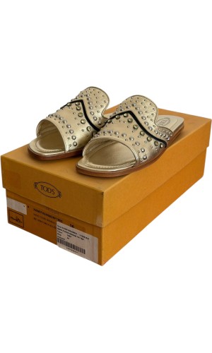 Δερμάτινη Γυναικεία Παντόφλα - A18