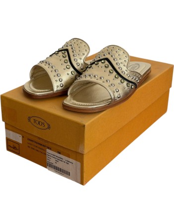 Δερμάτινη Γυναικεία Παντόφλα - A18