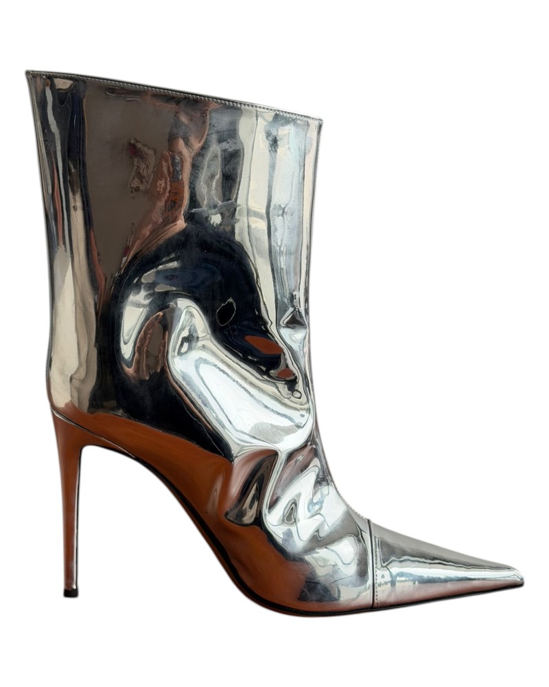 Δερμάτινο Γυναικείo Μποτάκι - A221