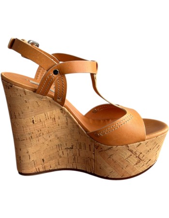  Δερμάτινη Γυναικεία Πλατφόρμα - Α231