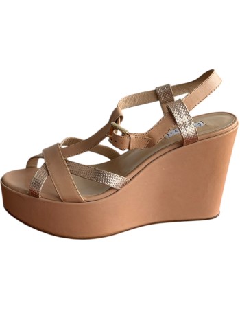  Δερμάτινη Γυναικεία Πλατφόρμα - Α310