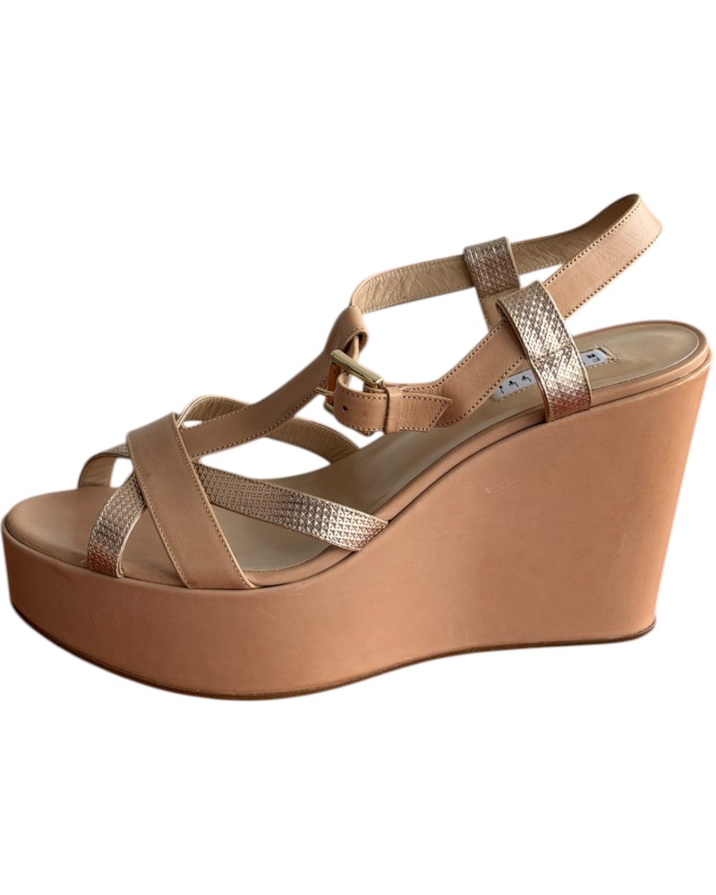  Δερμάτινη Γυναικεία Πλατφόρμα - Α310