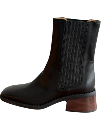 Δερμάτινο Γυναικείo Μποτάκι - A321