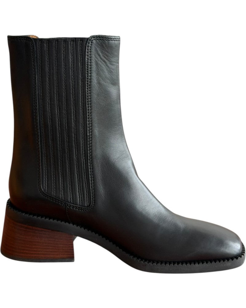 Δερμάτινο Γυναικείo Μποτάκι - A321