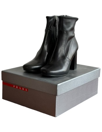 Δερμάτινο Γυναικείo Μποτάκι - A324