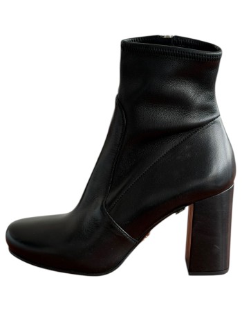 Δερμάτινο Γυναικείo Μποτάκι - A324