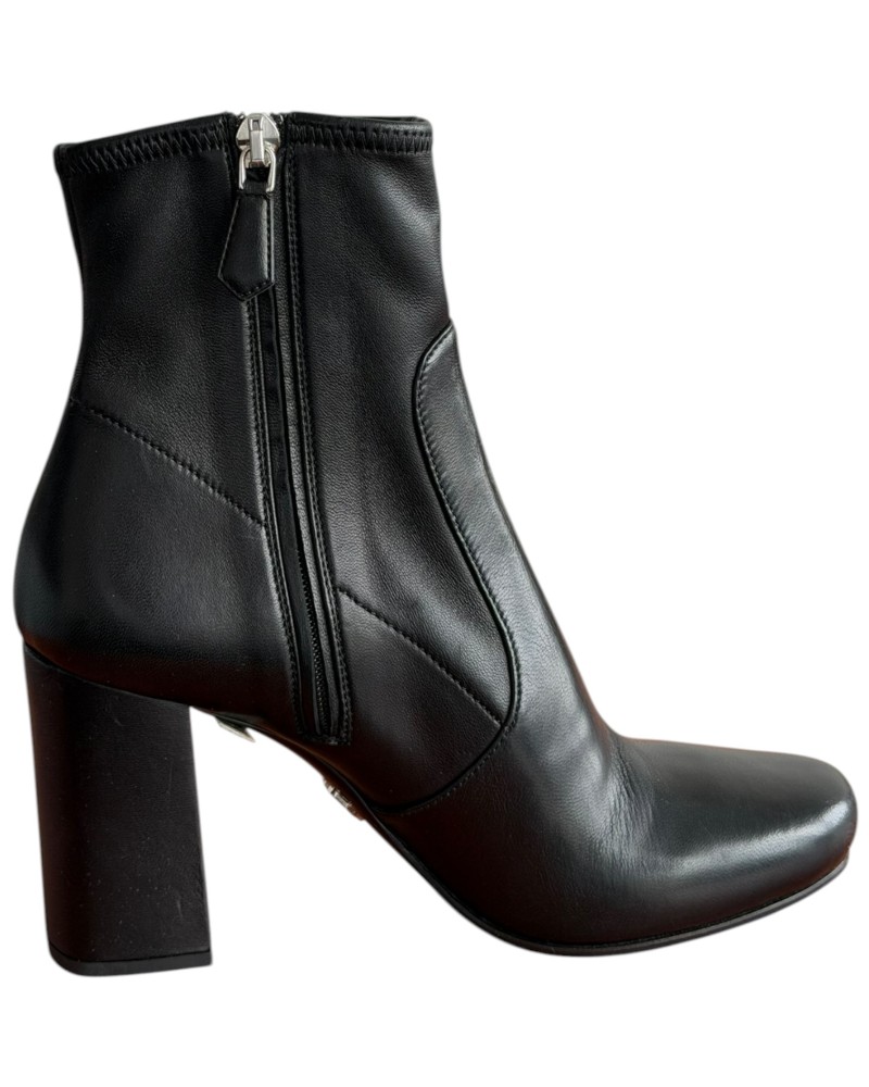 Δερμάτινο Γυναικείo Μποτάκι - A324