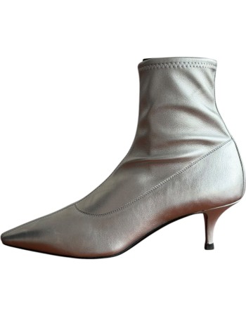 Δερμάτινο Γυναικείo Μποτάκι - A345