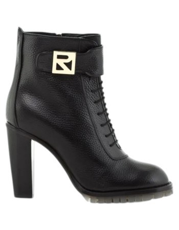 Δερμάτινο Γυναικείo Μποτάκι - A379