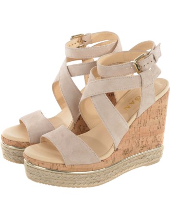  Δερμάτινη Γυναικεία Πλατφόρμα - Α445