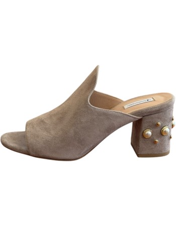 Δερμάτινη Γυναικεία Παντόφλα - A556