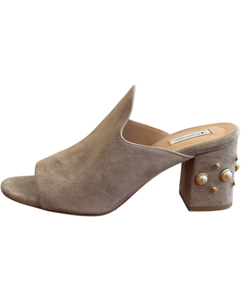 Δερμάτινη Γυναικεία Παντόφλα - A556