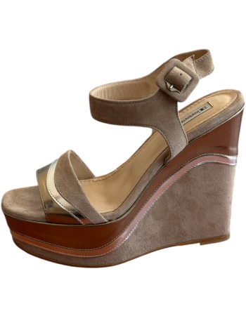  Δερμάτινη Γυναικεία Πλατφόρμα - Α575