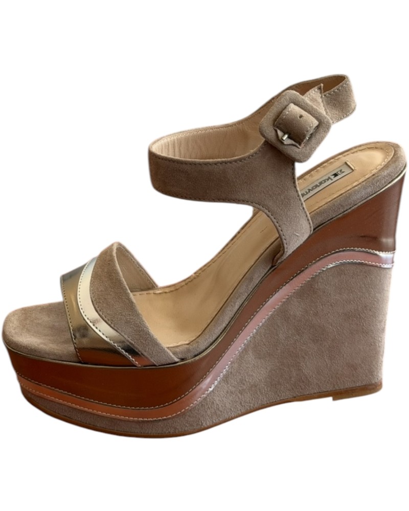  Δερμάτινη Γυναικεία Πλατφόρμα - Α575