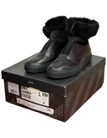 Δερμάτινο Γυναικείo Μποτάκι - A63