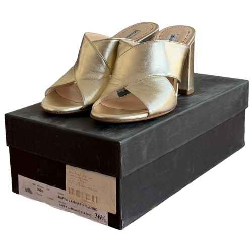 Δερμάτινη Γυναικεία Παντόφλα - A638