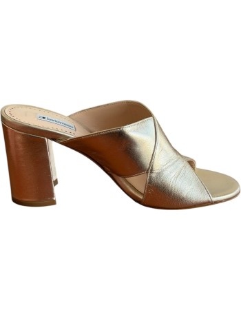 Δερμάτινη Γυναικεία Παντόφλα - A638