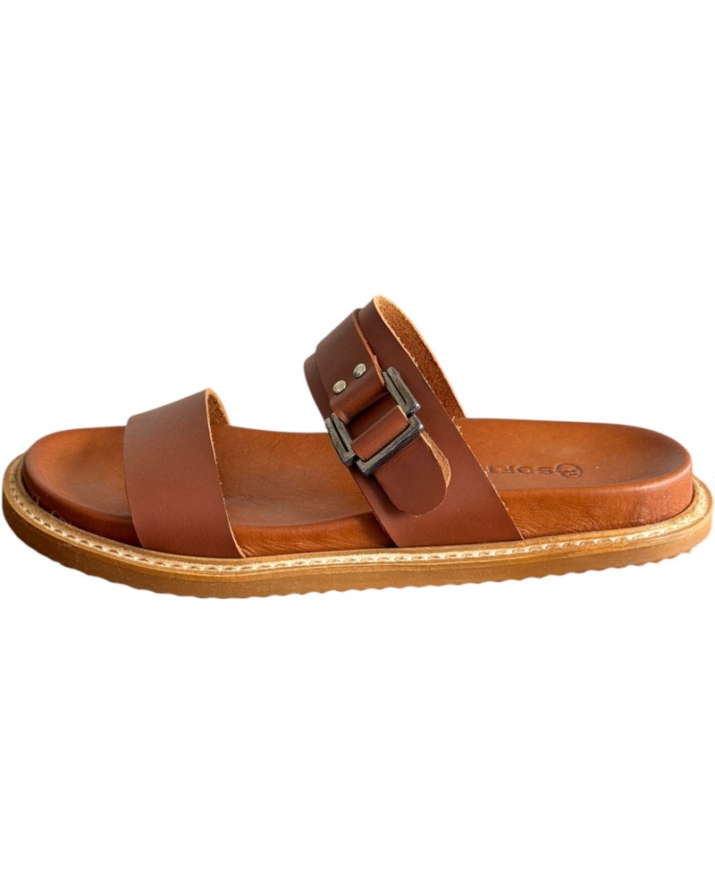 Δερμάτινη Γυναικεία Παντόφλα - B114