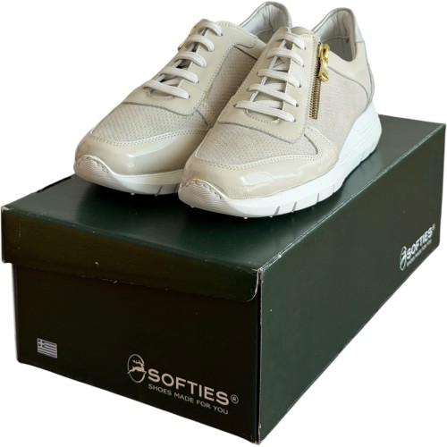  Δερμάτινο Γυναικείο Sneaker - B159