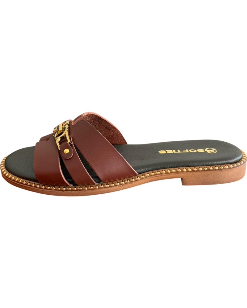 Δερμάτινη Γυναικεία Παντόφλα - B17