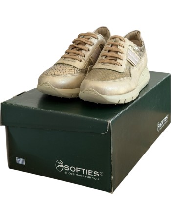  Δερμάτινο Γυναικείο Sneaker - E183